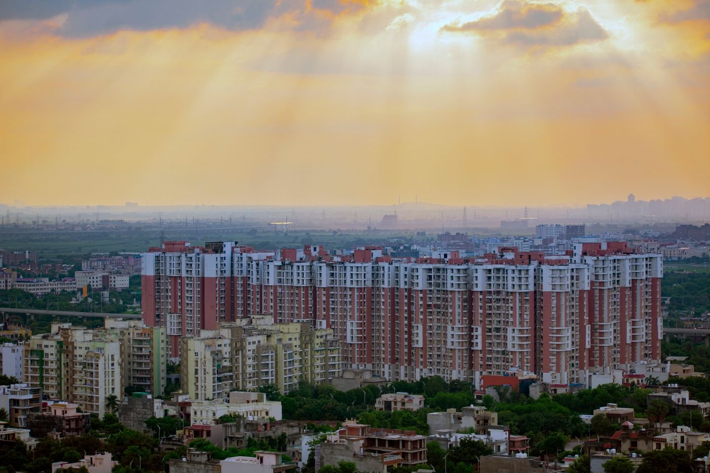 Noida skyline